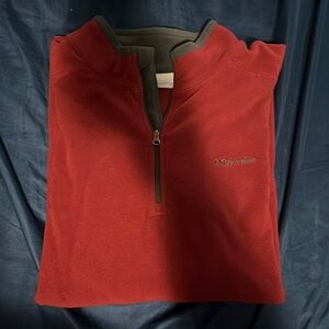 Men’s long sleeve Columbia quarter zip fleece xxl